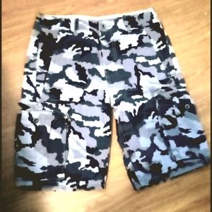 Mens camo shorts.